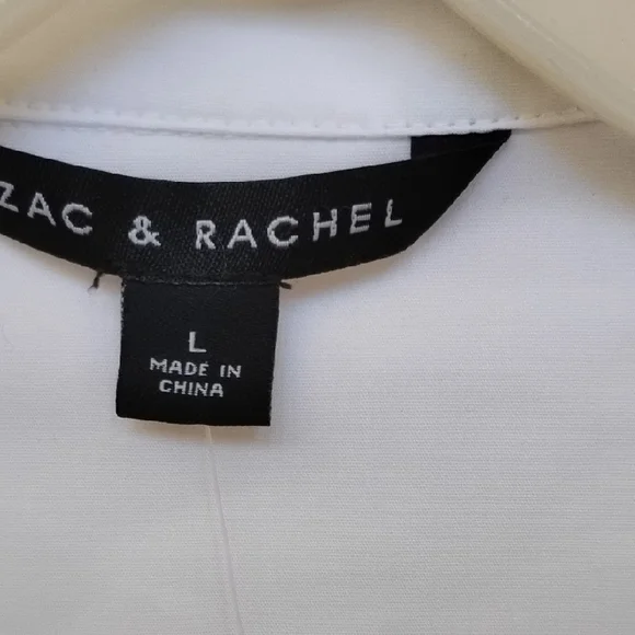 Zac & Rachel Elegant White Blouse - Picture 3 of 10